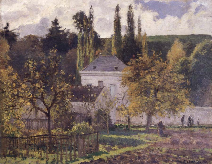 Camille Pissarro Villa at L-Hermitage,Pontoise Maison bourgeoise a L-Hermitage,Pontoise